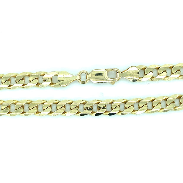 14k Yellow Gold Curb Chain