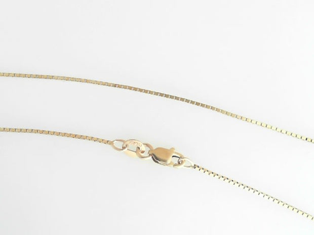14k Yellow Gold Round Box Chain