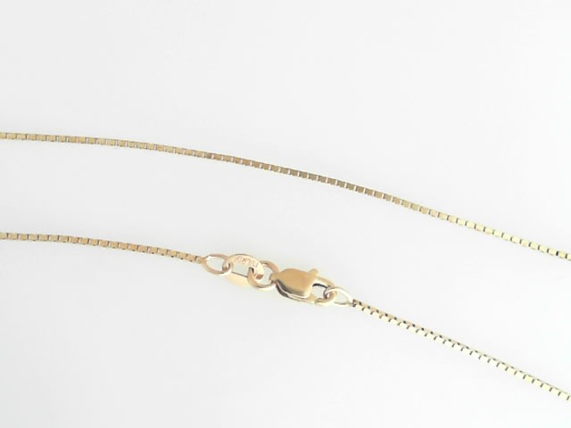 14k Yellow Gold Round Box Chain