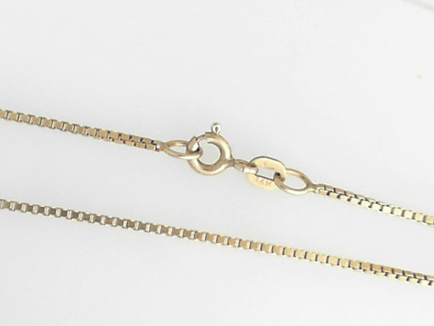 14k White Gold Diamond Cut Round Wheat Chain