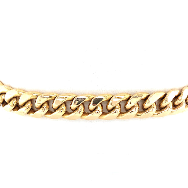 14k Yellow Gold Miami Cuban Link Bracelet
