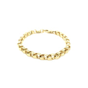 14K Yellow Gold Fancy Link Bracelet