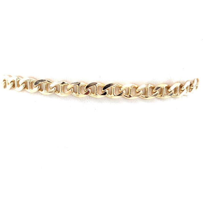 14k Yellow Gold Anchor Bracelet