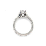 Platinum Solitaire Sesmi Mount Ring