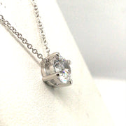 Simulated Diamond Pendant