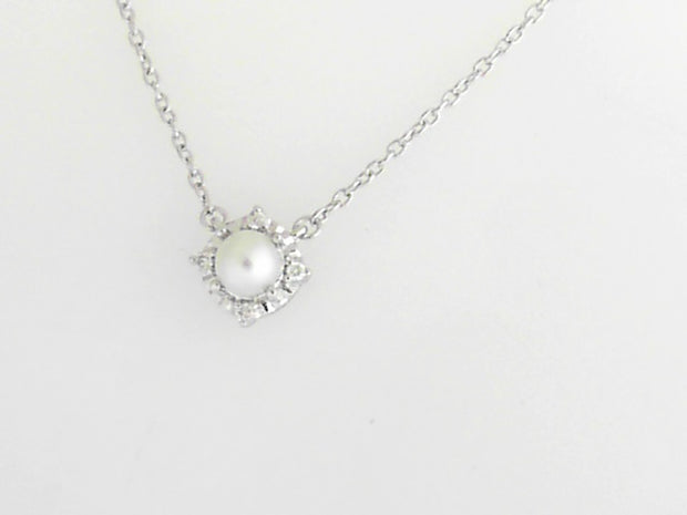 Sterling Silver Pearl Necklace