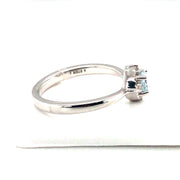 Sterling Silver Aquamarine Ring