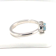 Sterling Silver Blue Topaz Ring