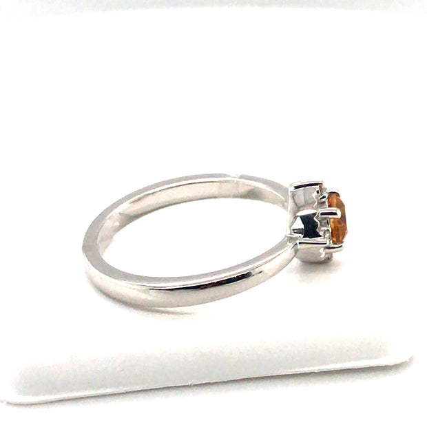 Sterling Silver Citrine Ring