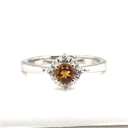 Sterling Silver Citrine Ring