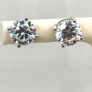 Simulated Diamond Earrings 4.00cttw