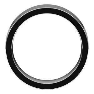 Platinum 6 mm Flat Comfort Fit Band Size 10