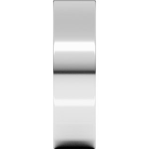 Platinum 6 mm Flat Comfort Fit Band Size 10