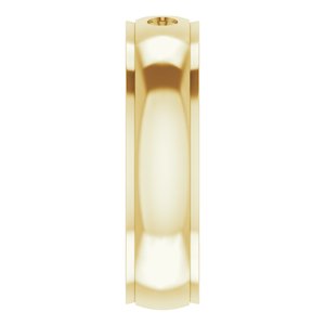 14K Yellow 2.5 mm Round Ring Mounting